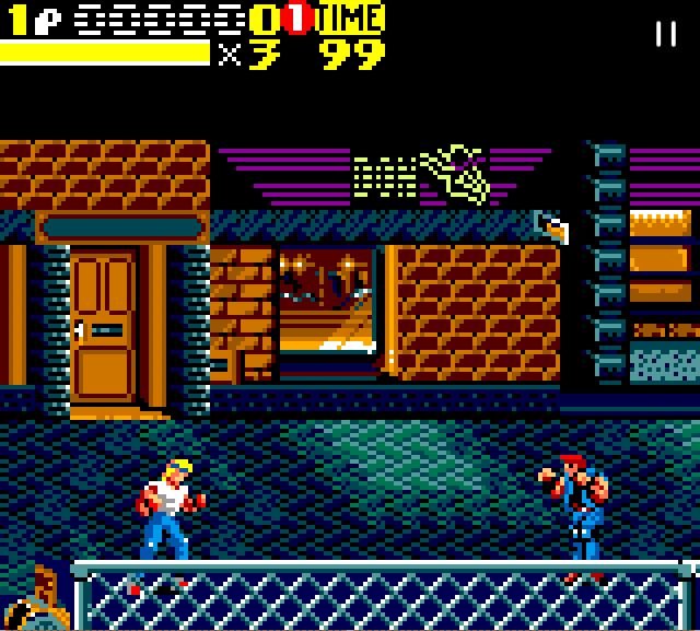 Streets of Rage II - Game Gear game screenshot (1993) by Sega